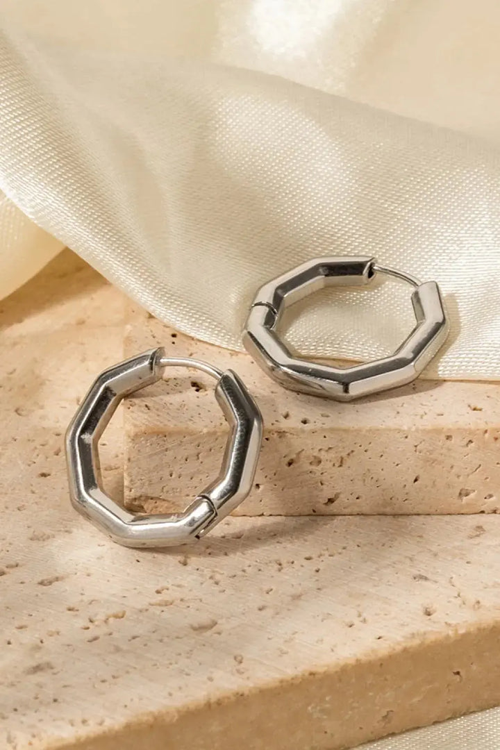 LOVCIA Geometric Stainless Steel Earrings