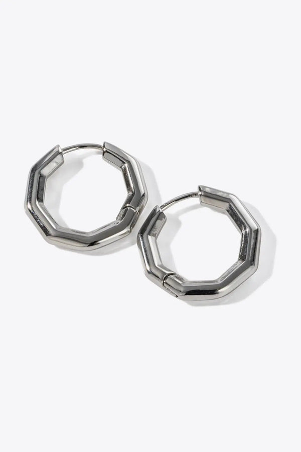 Geometric Stainless Steel Earrings LOVCIA