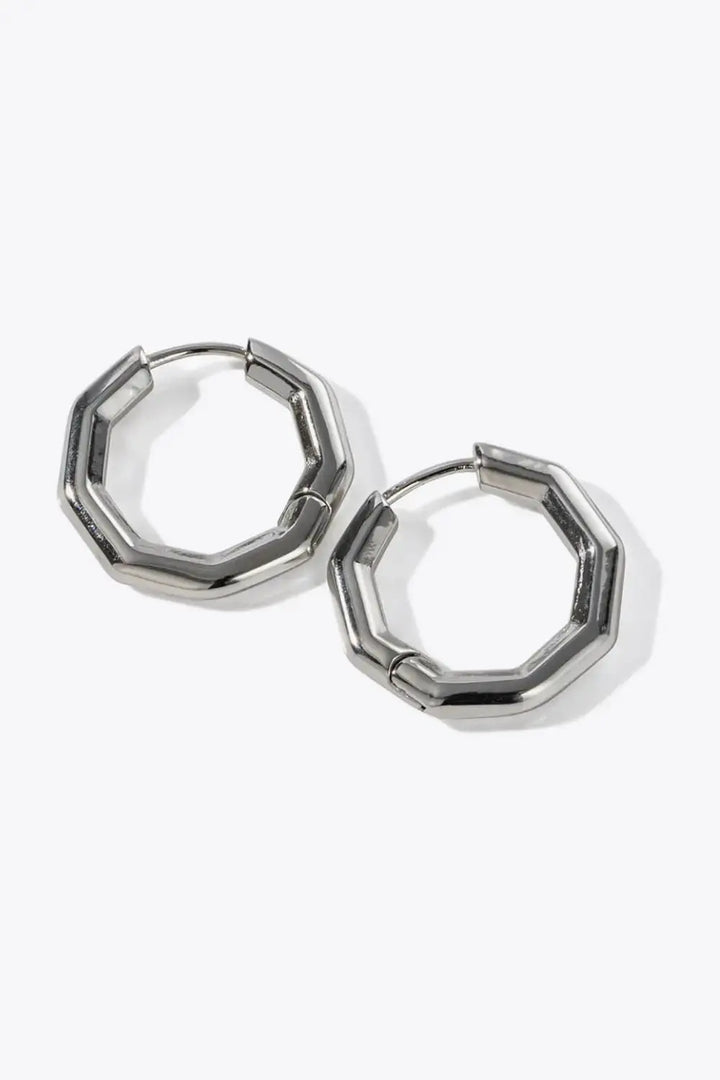 LOVCIA Geometric Stainless Steel Earrings