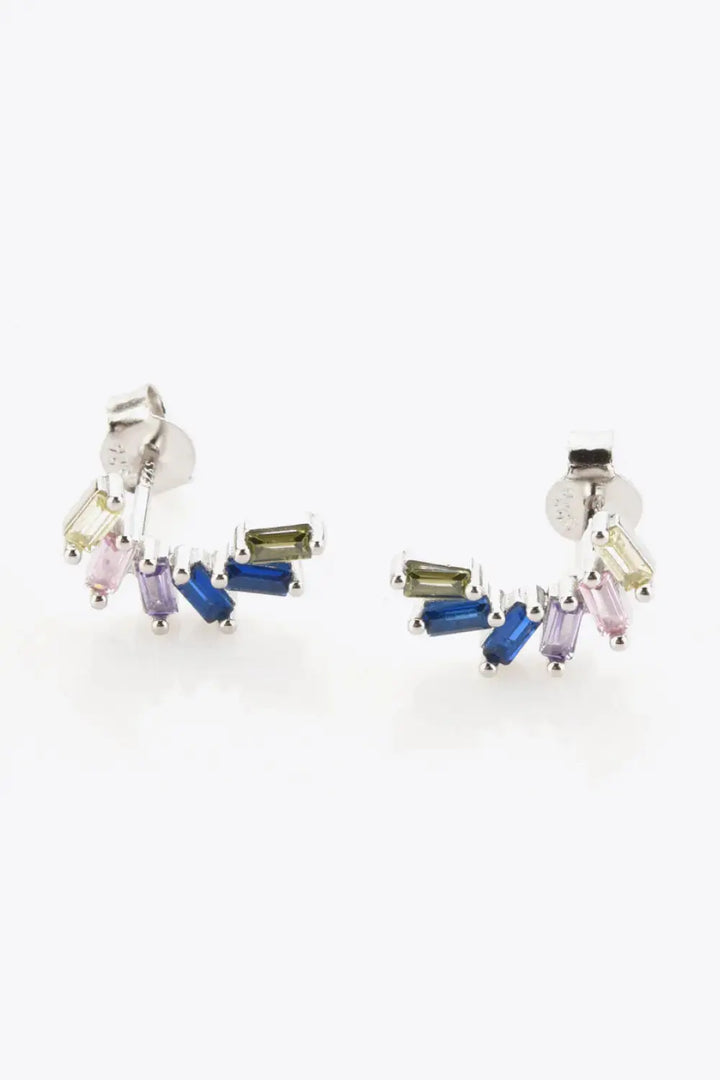 LOVCIA Multicolored Zircon 925 Sterling Silver Earrings