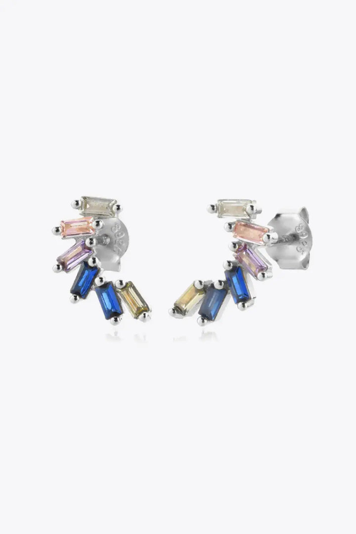 LOVCIA Multicolored Zircon 925 Sterling Silver Earrings