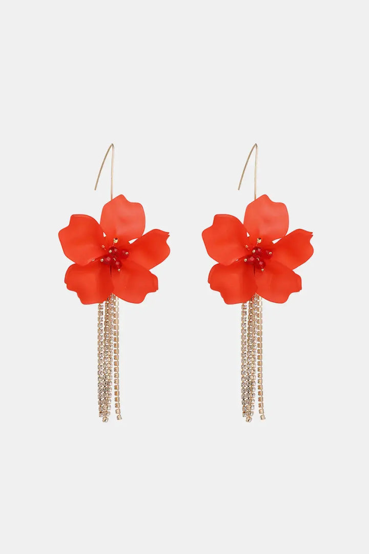 LOVCIA Flower Shape Acrylic Dangle Earrings