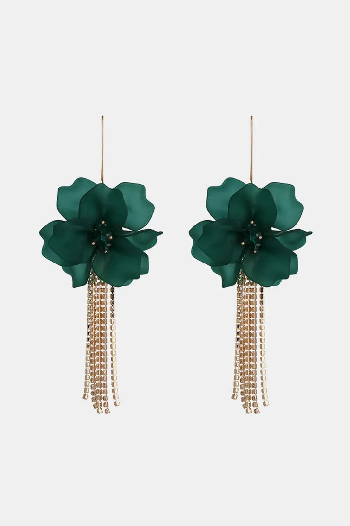 LOVCIA Flower Shape Acrylic Dangle Earrings