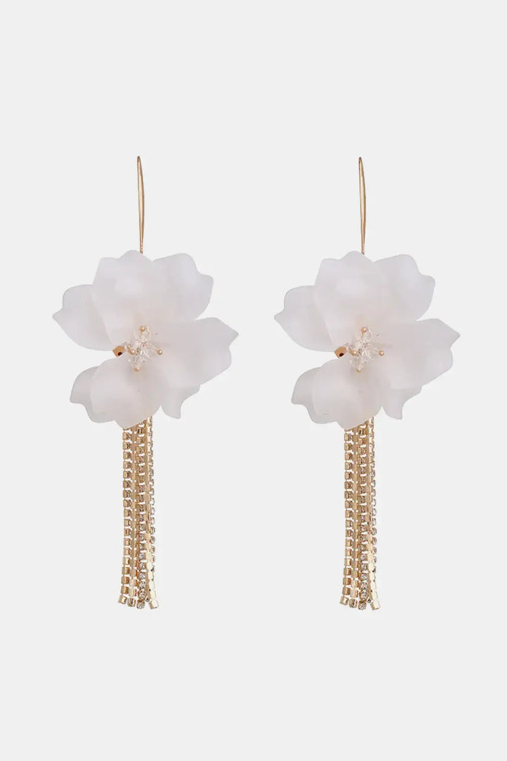 LOVCIA Flower Shape Acrylic Dangle Earrings