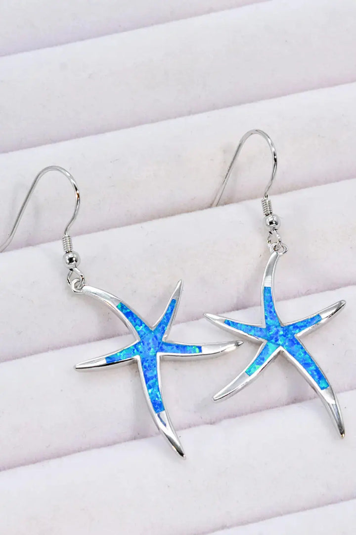 LOVCIA Opal Starfish Drop Earrings