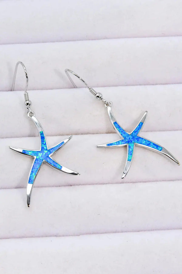 LOVCIA Opal Starfish Drop Earrings