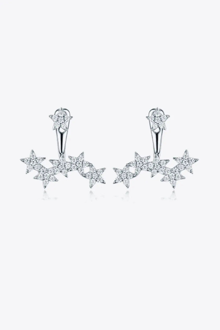 Zircon Star 925 Sterling Silver Single Earring LOVCIA