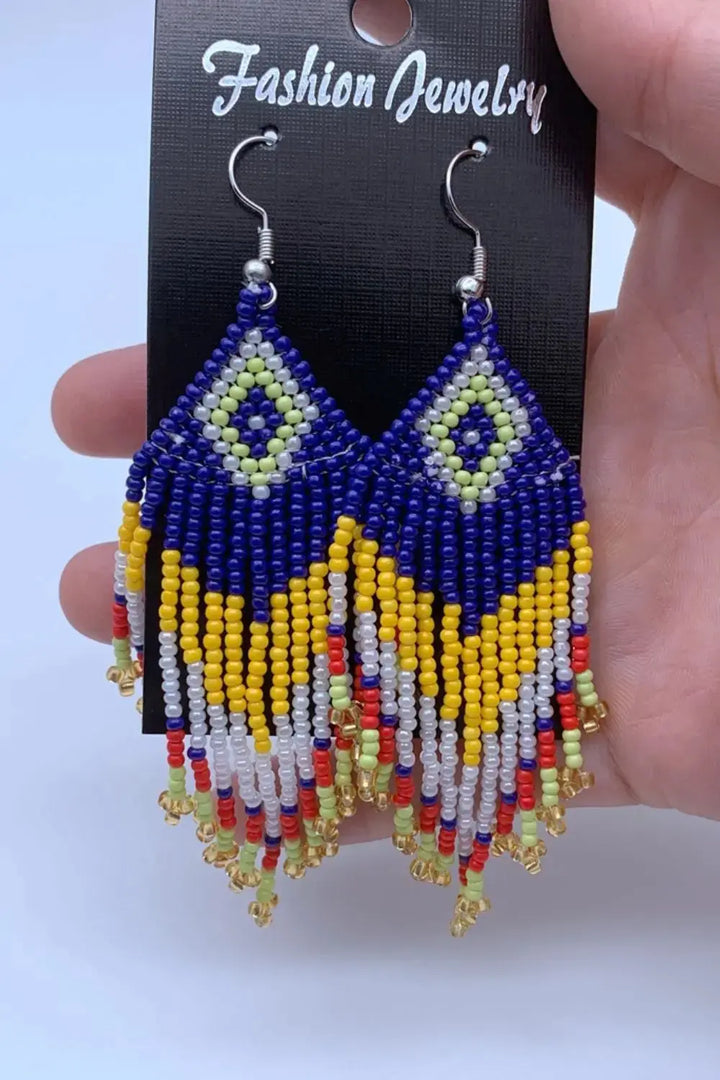 LOVCIA Beaded Dangle Earrings