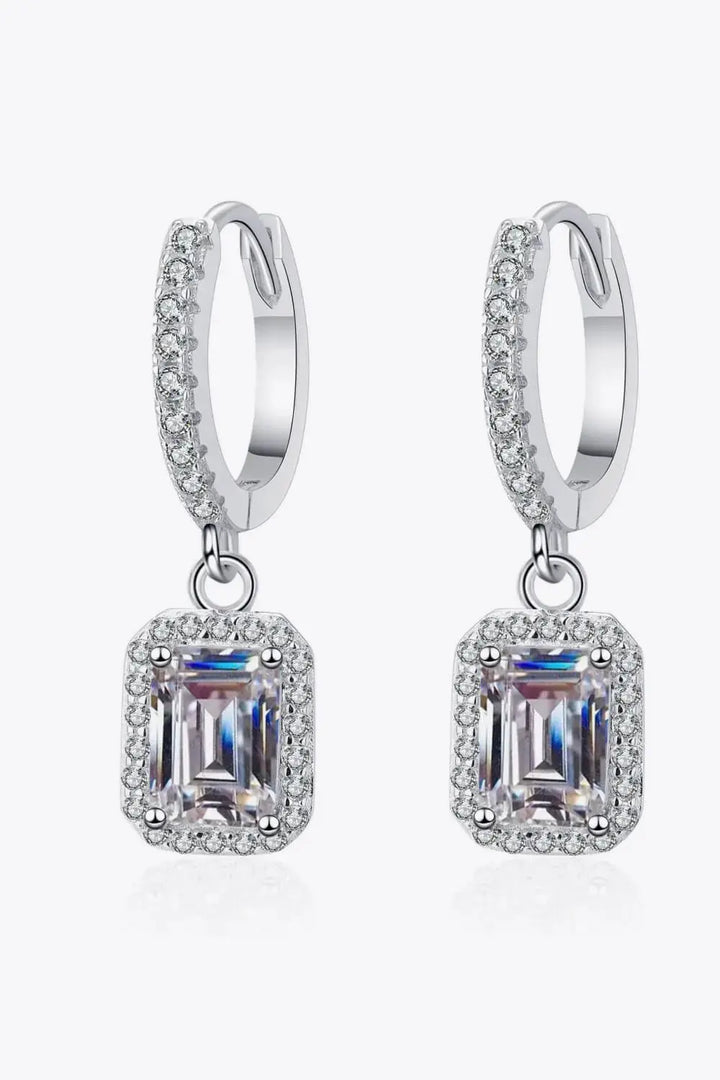 LOVCIA Moissanite 925 Sterling Silver Drop Earrings