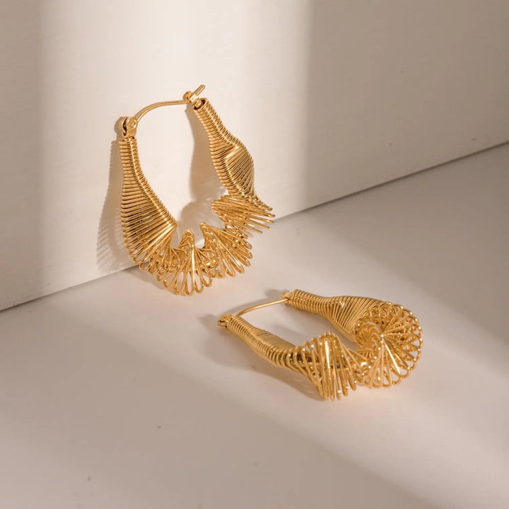 18K Gold-Plated Stainless Steel Earrings LOVCIA