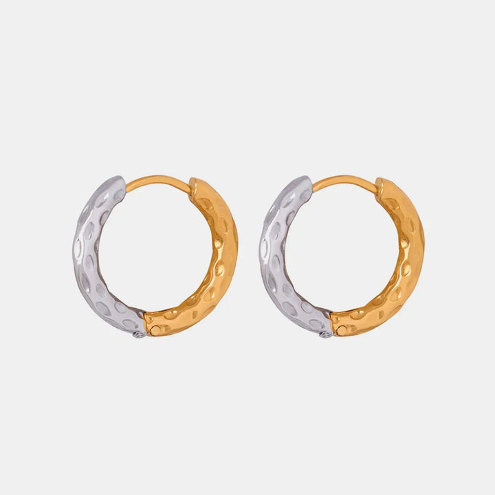 18K Gold-Plated Huggie Earrings LOVCIA