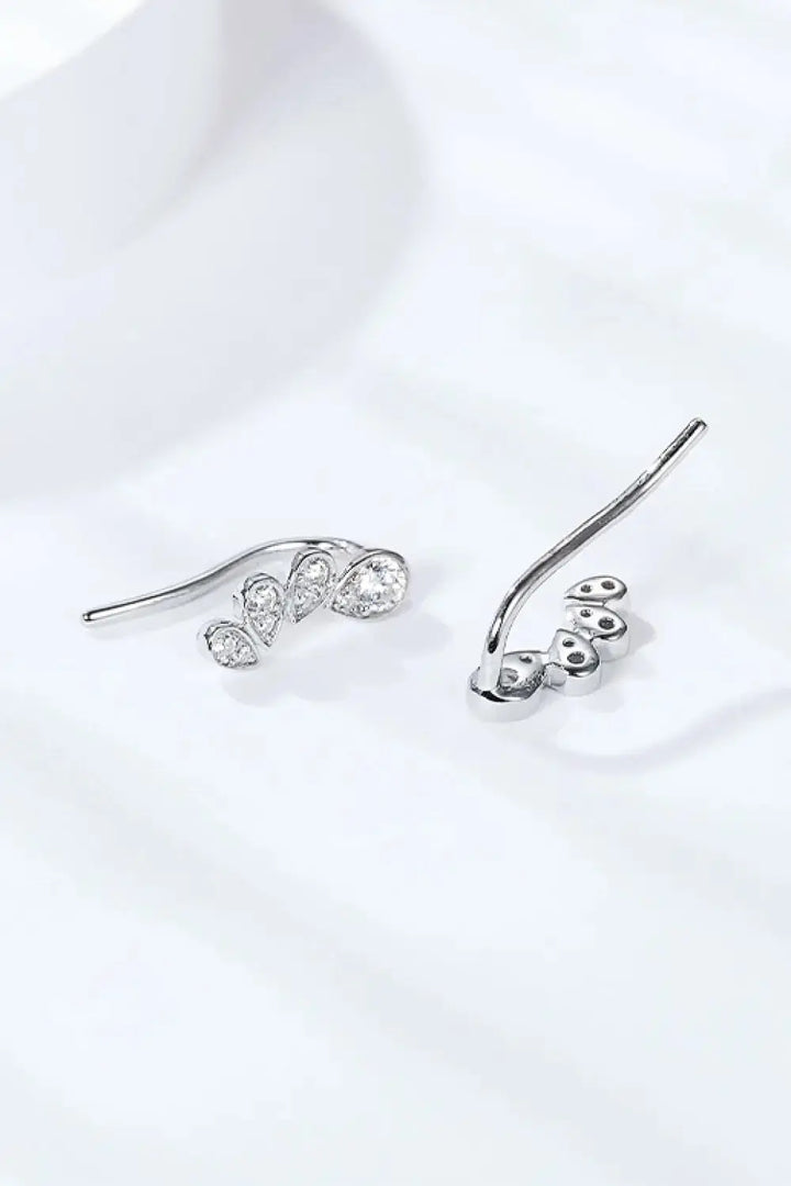 LOVCIA Pear Shape Moissanite Earrings