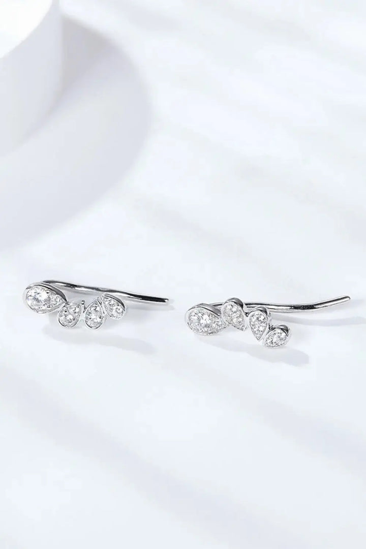 LOVCIA Pear Shape Moissanite Earrings