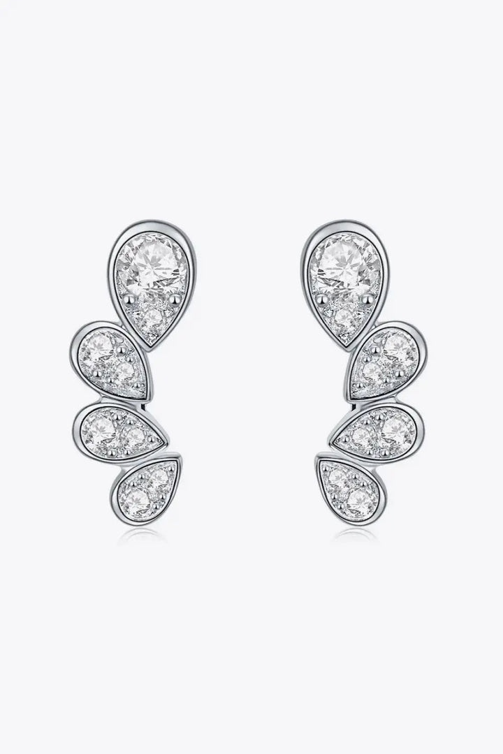 LOVCIA Pear Shape Moissanite Earrings