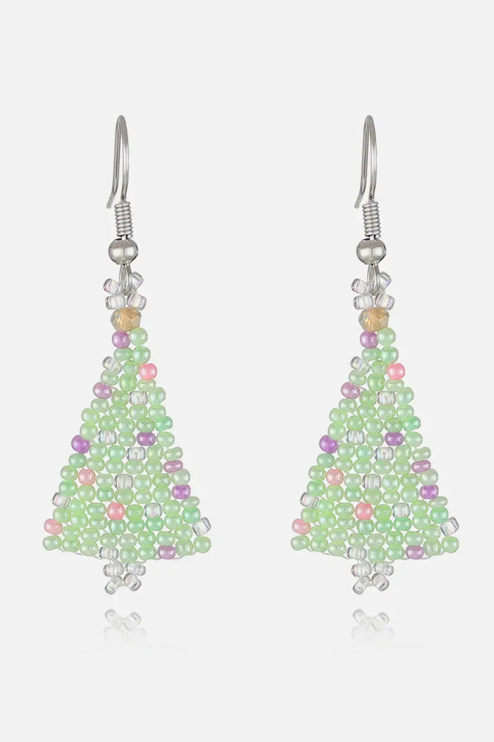 LOVCIA Beaded Christmas Tree Earrings