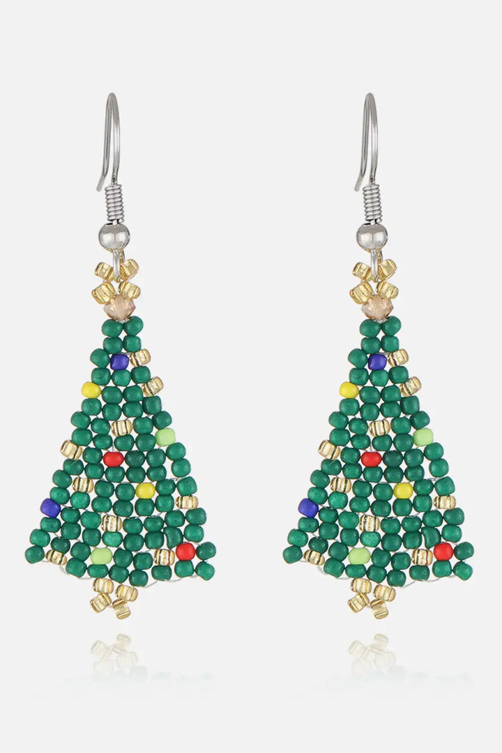 LOVCIA Beaded Christmas Tree Earrings