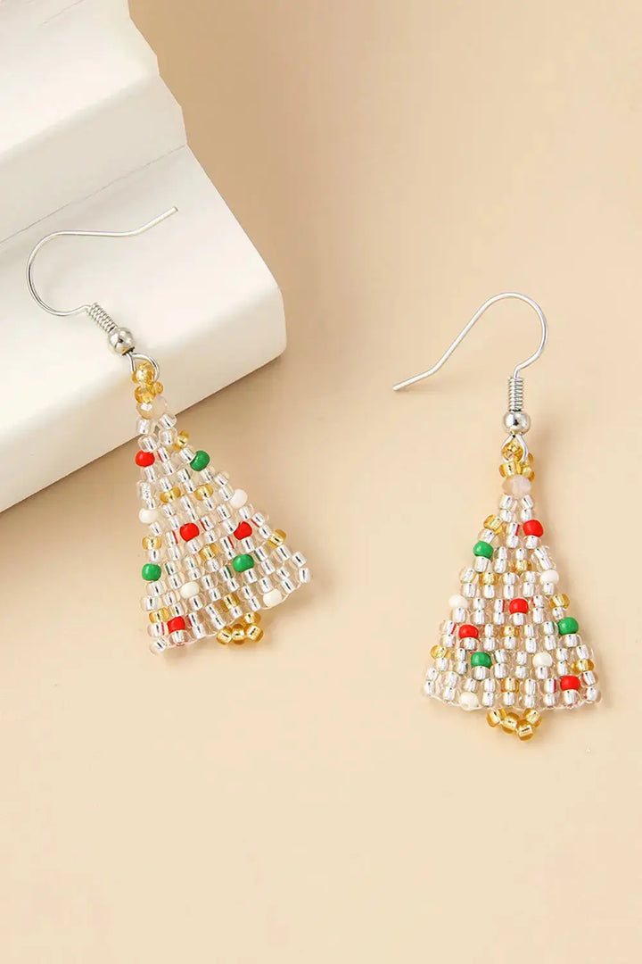 LOVCIA Beaded Christmas Tree Earrings