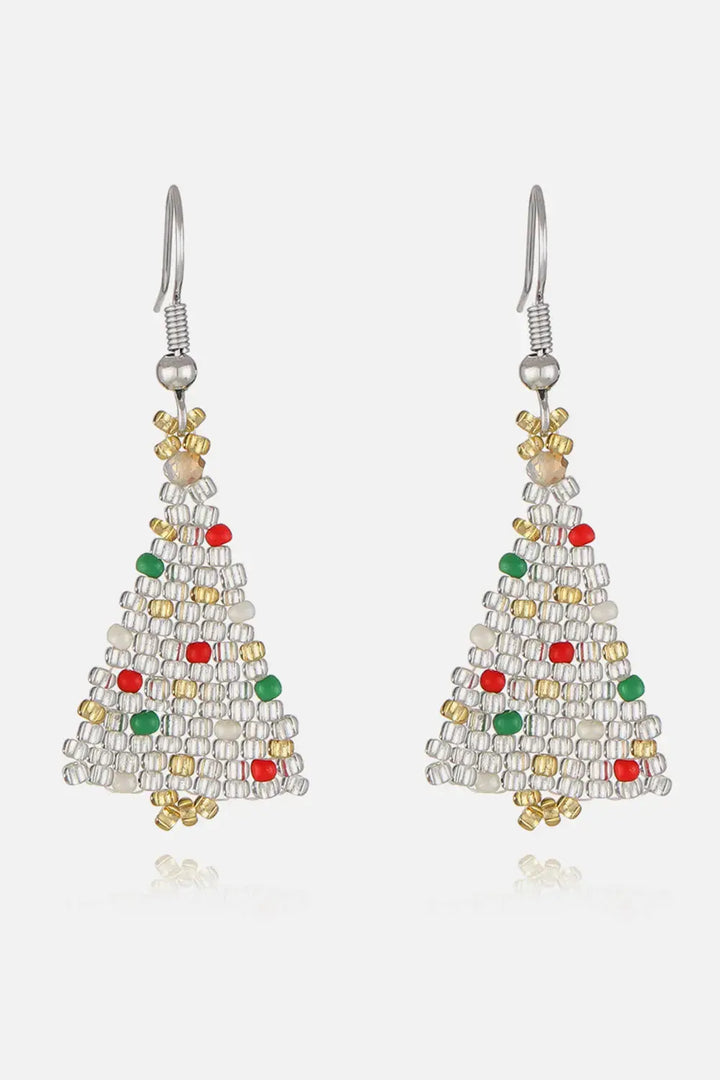 LOVCIA Beaded Christmas Tree Earrings