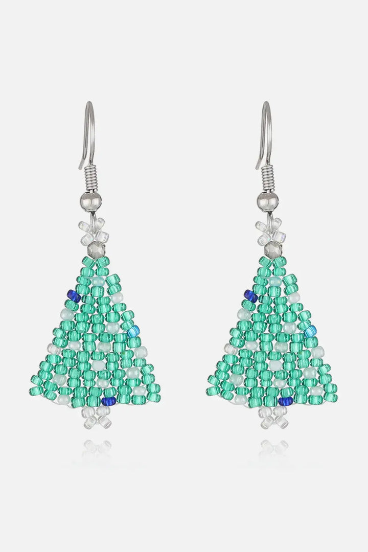 LOVCIA Beaded Christmas Tree Earrings