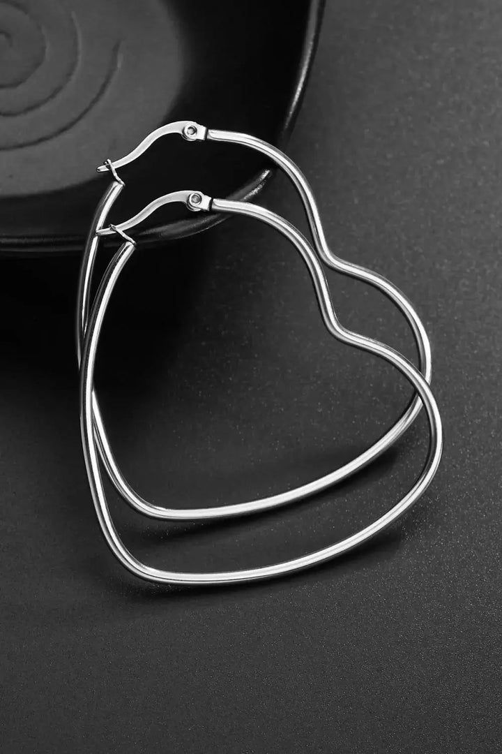 LOVCIA Heart Stainless Steel Earrings