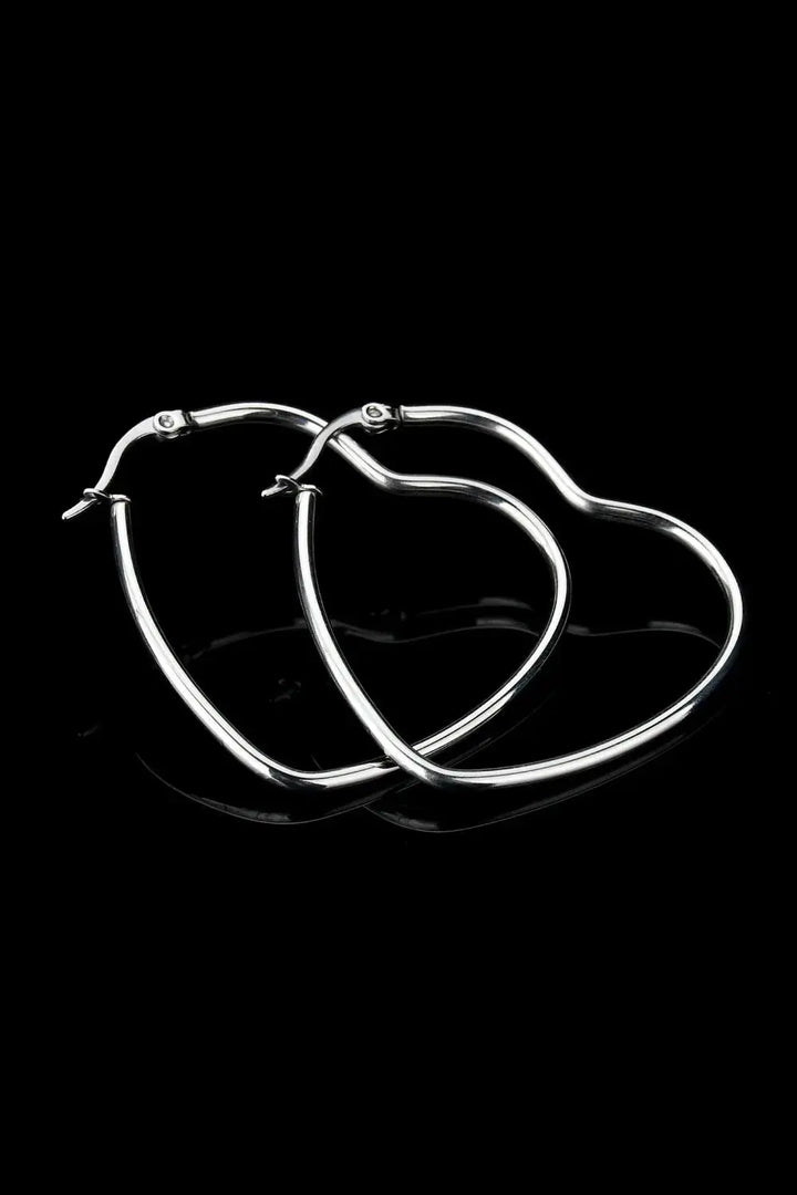 LOVCIA Heart Stainless Steel Earrings