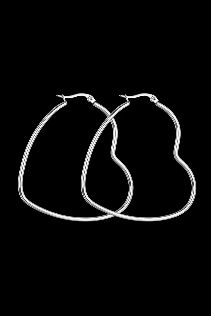 LOVCIA Heart Stainless Steel Earrings