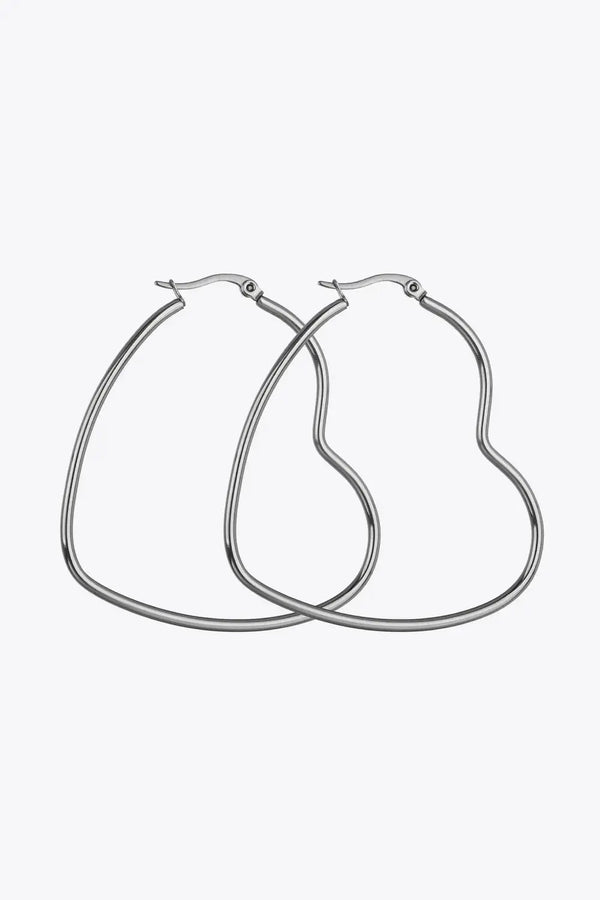 LOVCIA Heart Stainless Steel Earrings