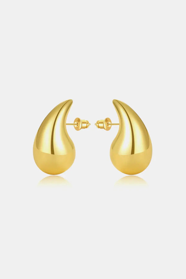 Water Drop Brass Earrings LOVCIA