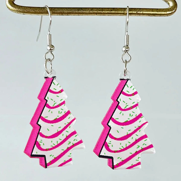 Geometric Shape Acrylic Dangle Earrings LOVCIA