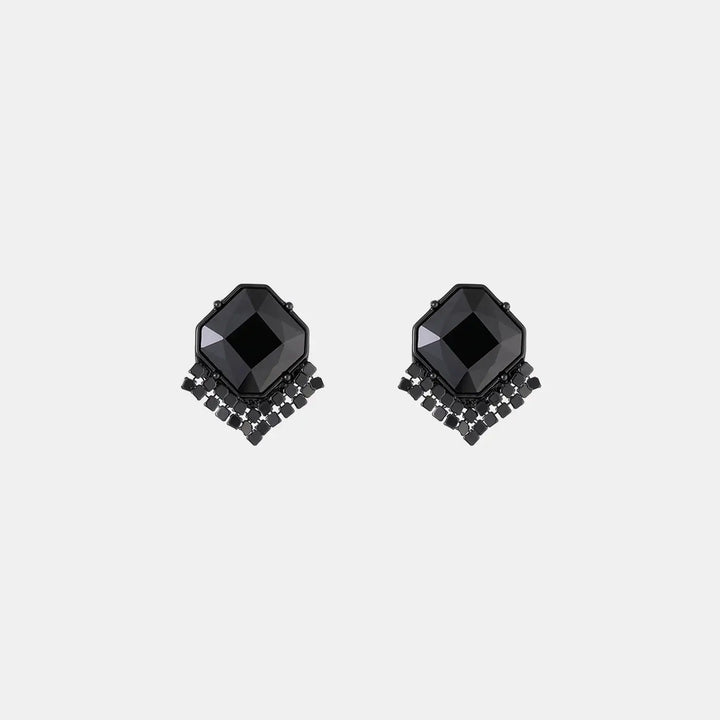 LOVCIA Geometric Zircon Alloy Earrings