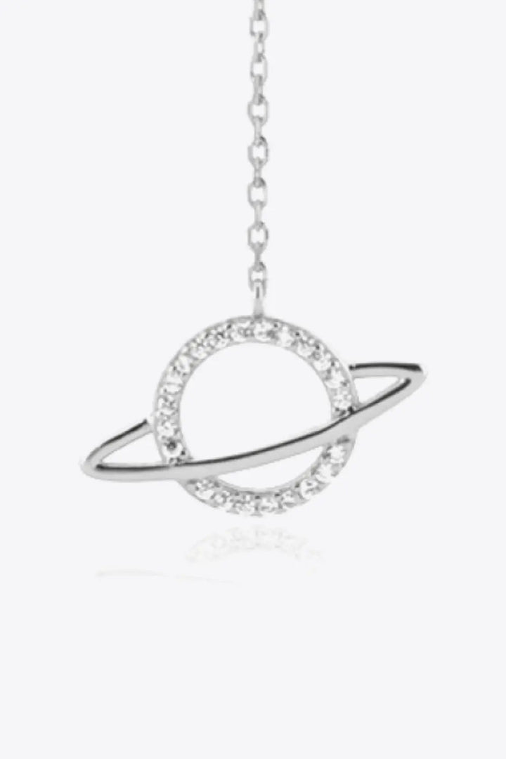 925 Sterling Silver Zircon Planet Single Earring LOVCIA