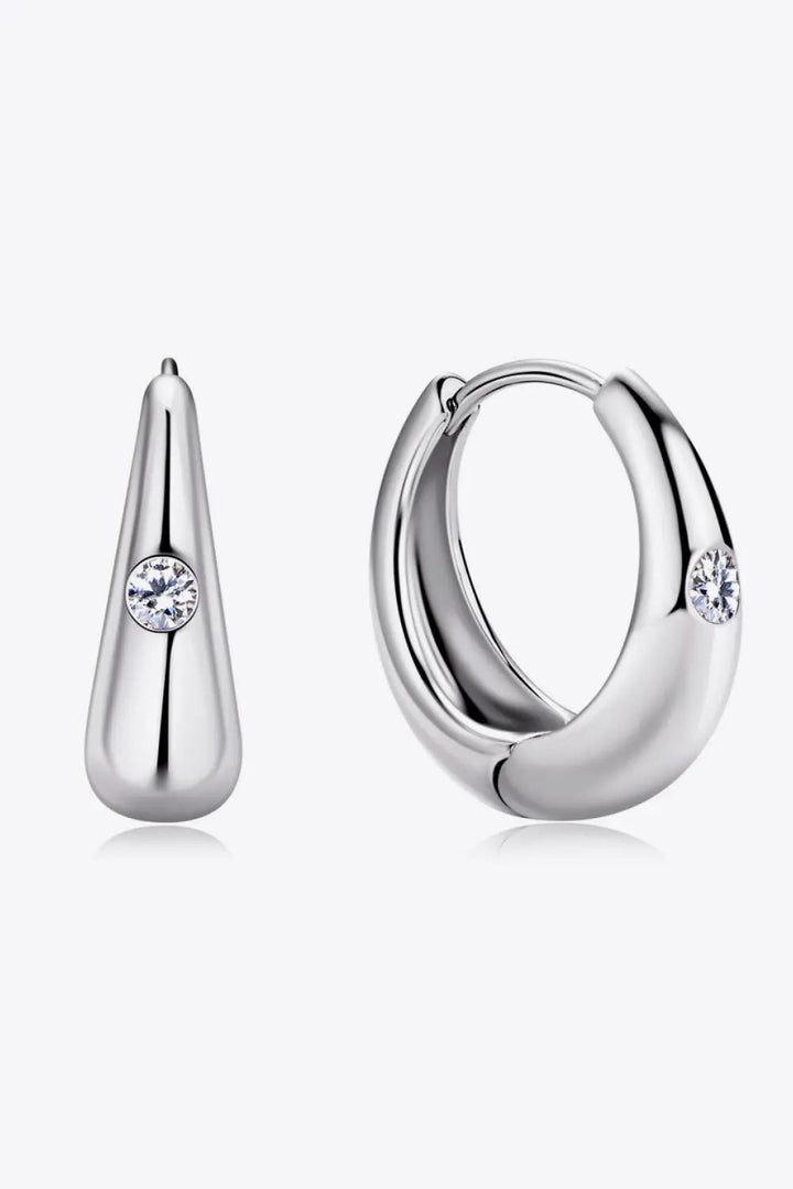 Moissanite 925 Sterling Silver Earrings LOVCIA