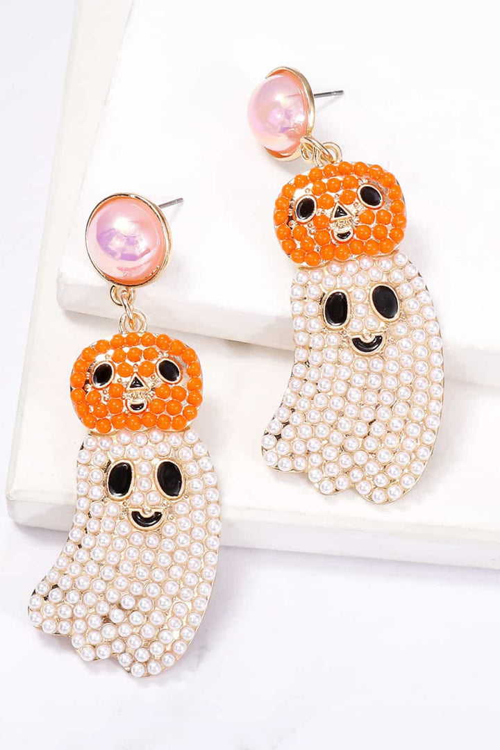 LOVCIA Halloween Ghost Shape Dangle Earrings