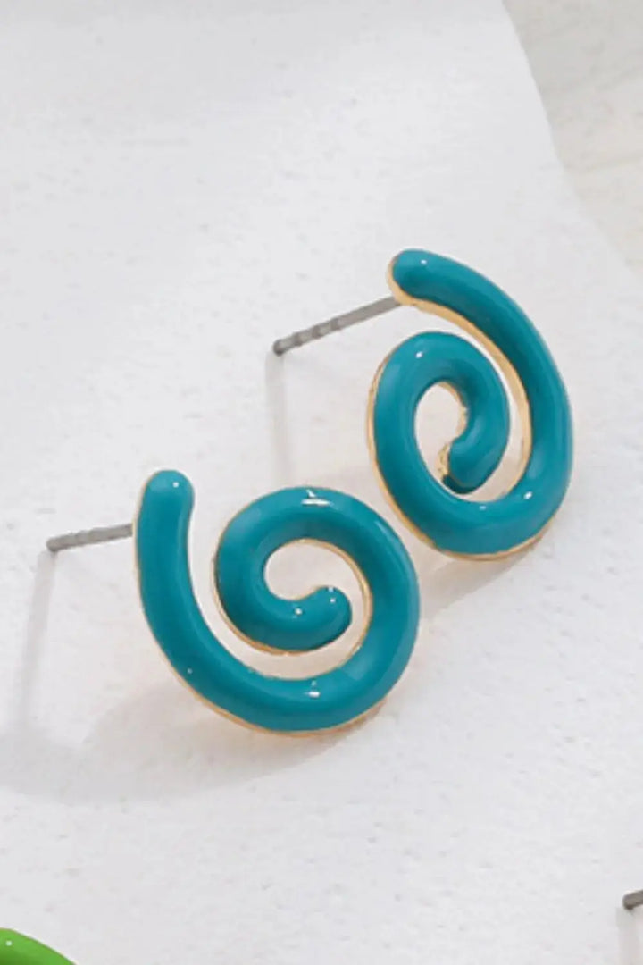 LOVCIA Bright Color Copper Earrings