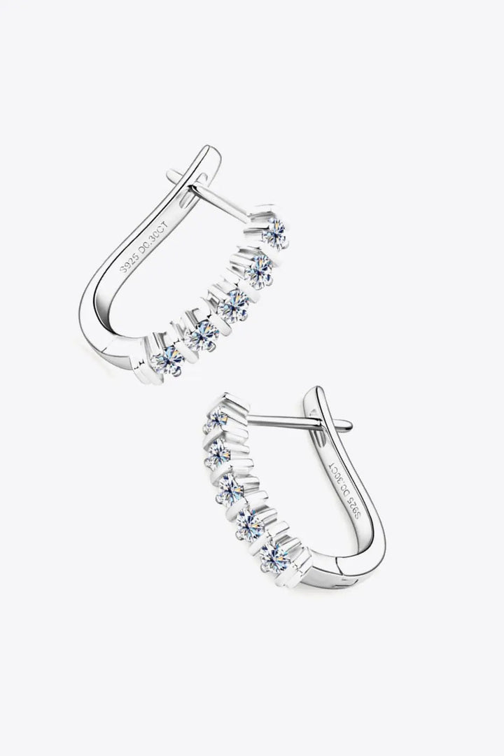 Moissanite 925 Sterling Silver Earrings LOVCIA