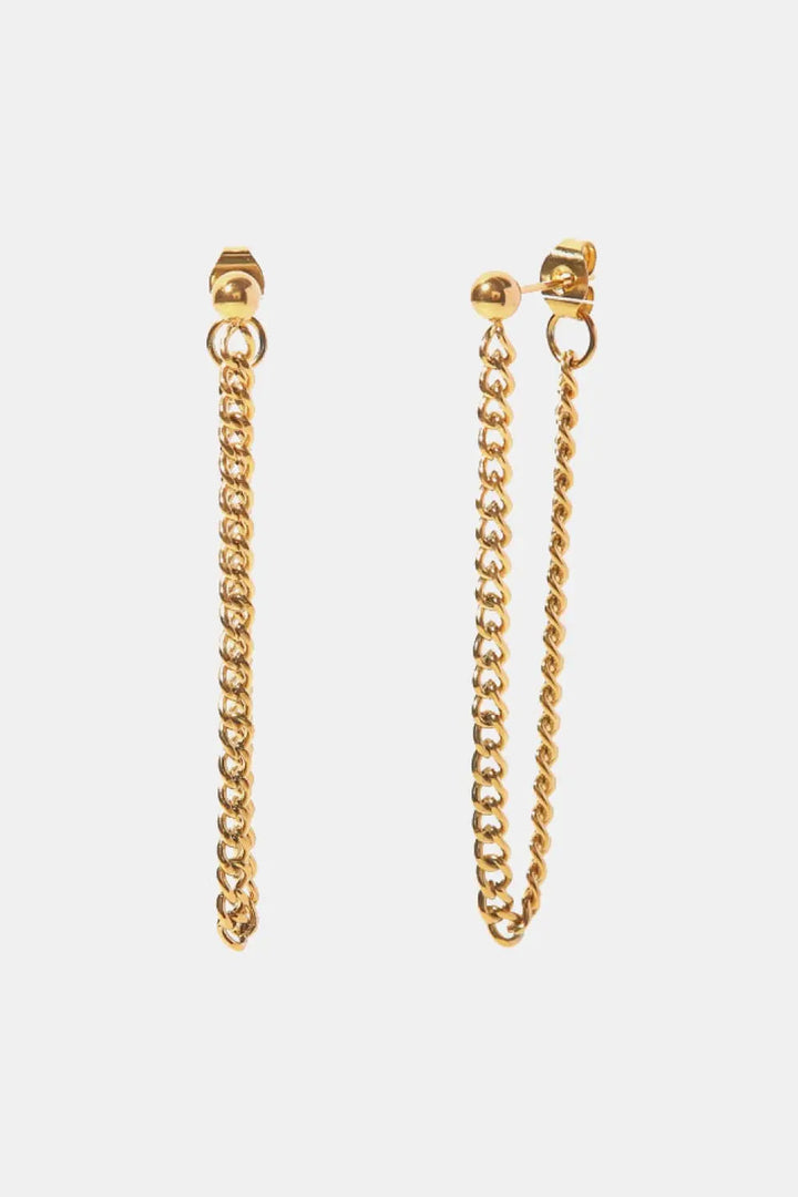 LOVCIA Stainless Steel Chain Earrings