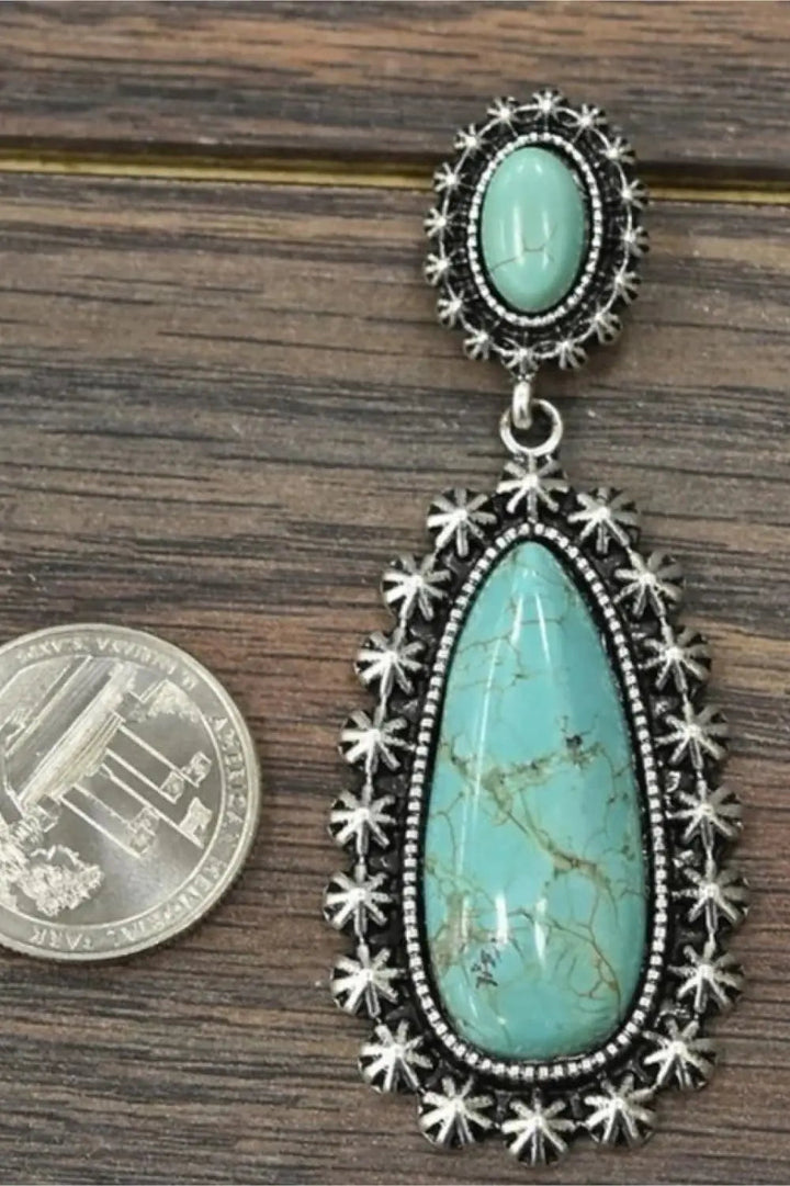 Artificial Turquoise Earrings LOVCIA