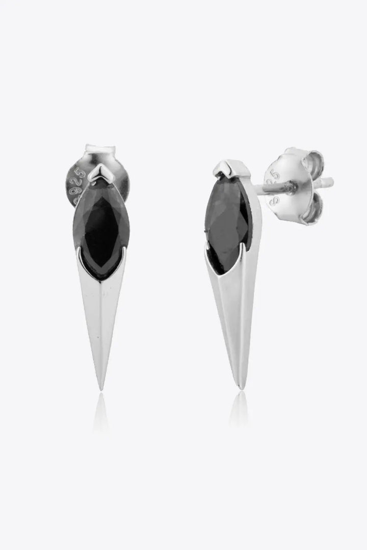 Zircon Decor 925 Sterling Silver Earrings LOVCIA