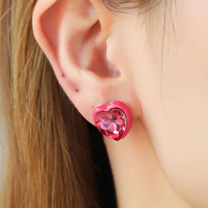 3-Piece Heart, Butterfly Shape Earrings LOVCIA