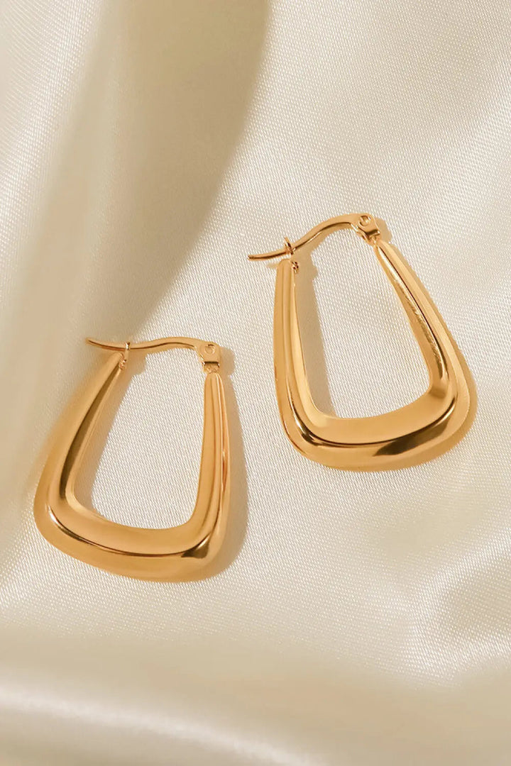 18K Gold-Plated Geometric Earrings LOVCIA