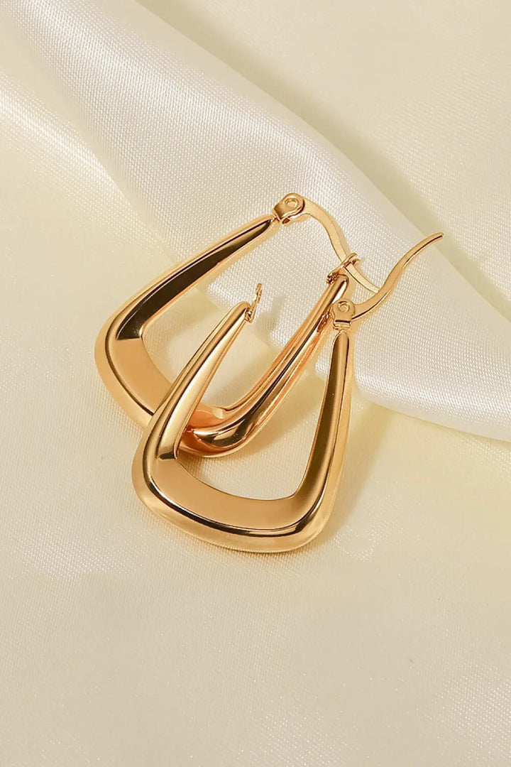 18K Gold-Plated Geometric Earrings LOVCIA