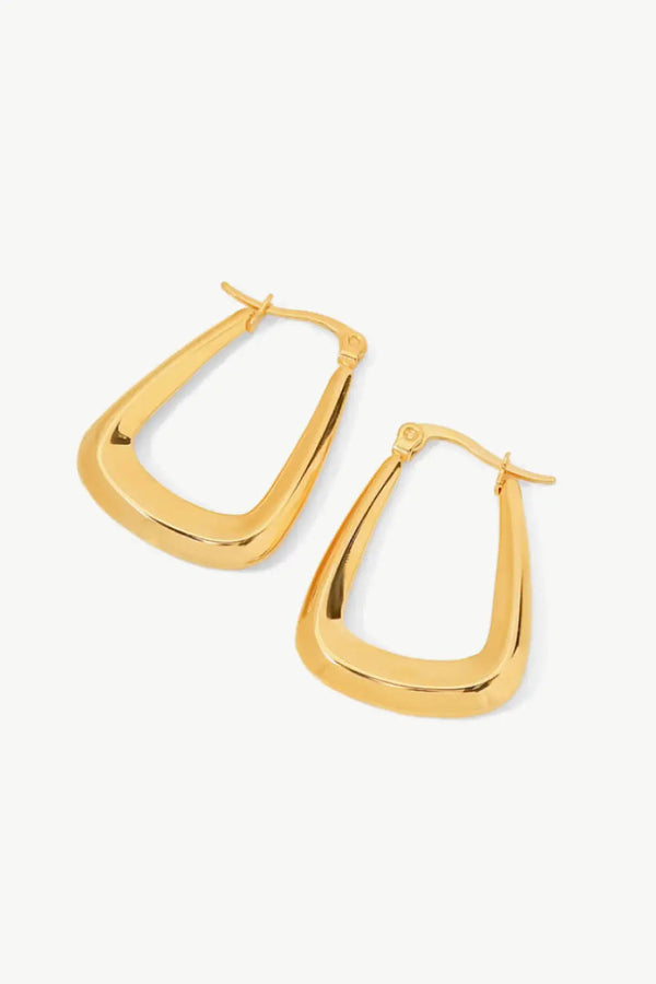 LOVCIA 18K Gold-Plated Geometric Earrings