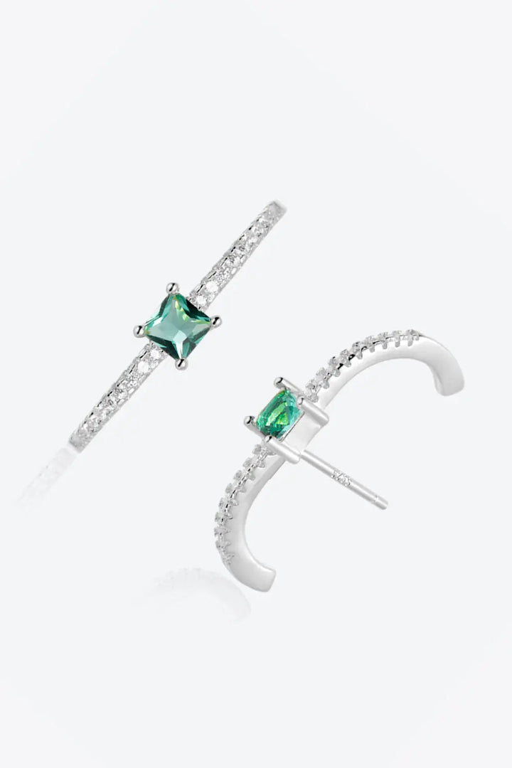 Zircon 925 Sterling Silver Earrings LOVCIA