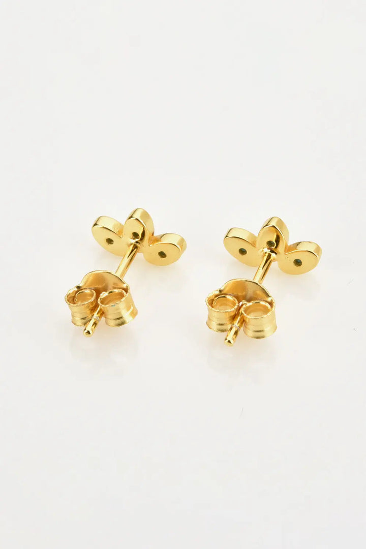 Inlaid 925 Sterling Silver Stud Earrings LOVCIA