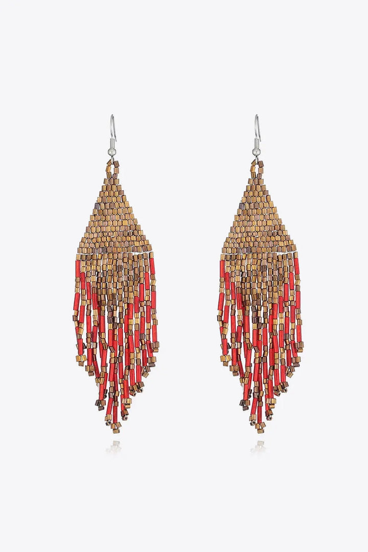 Beaded Dangle Earrings LOVCIA