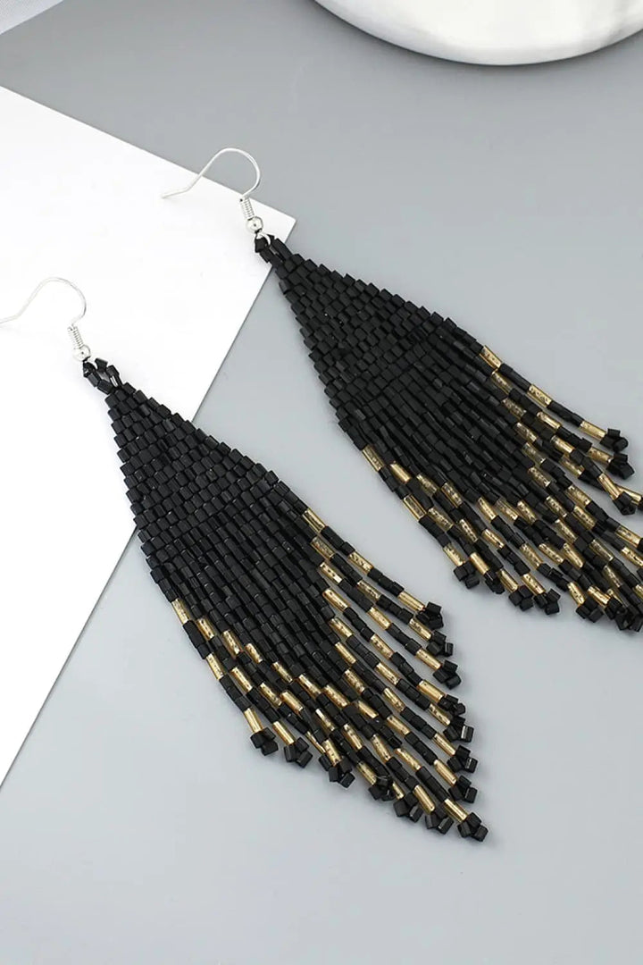 Beaded Dangle Earrings LOVCIA