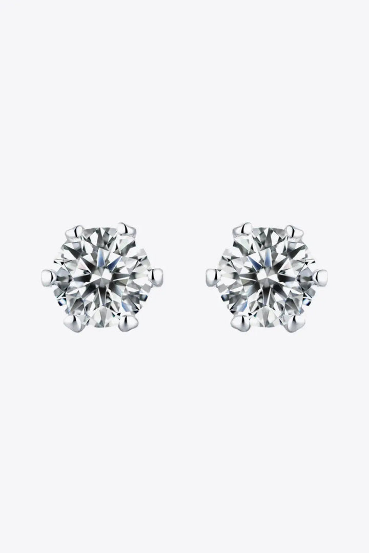 Good Days Ahead Moissanite Stud Earrings LOVCIA