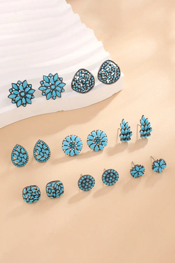 LOVCIA Turquoise Stud Earrings