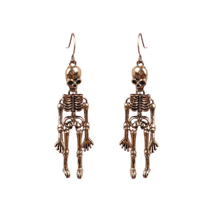 Skeleton Alloy Earrings LOVCIA