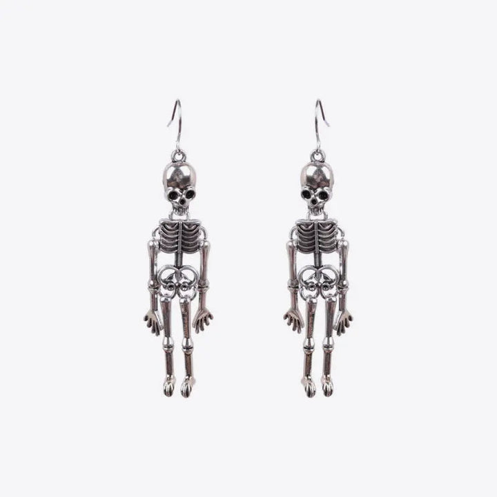 Skeleton Alloy Earrings LOVCIA